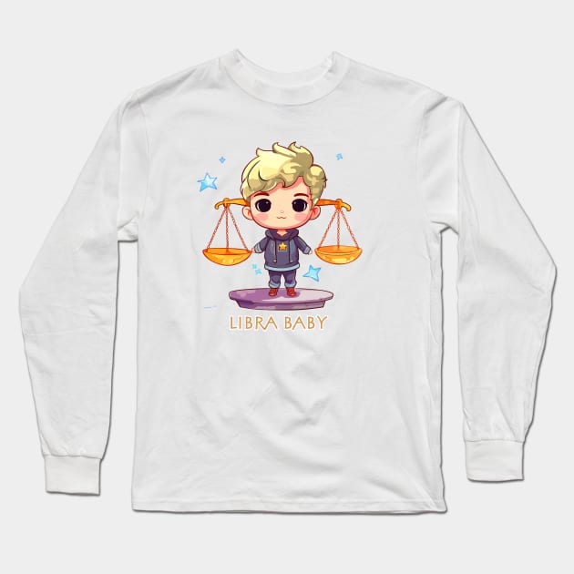 Libra Baby 3 Long Sleeve T-Shirt by JessCrafts